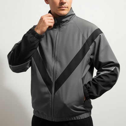 Elvano V-stripe Windbreaker