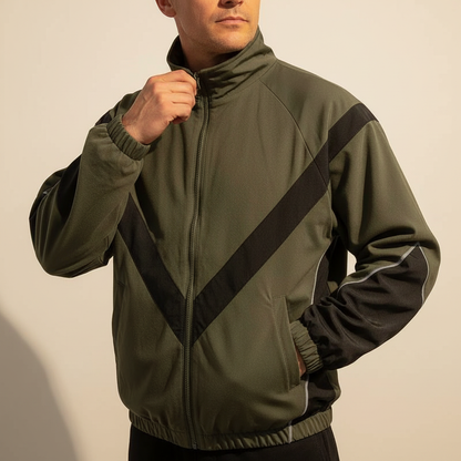 Elvano V-stripe Windbreaker