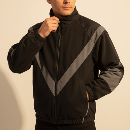 Elvano V-stripe Windbreaker