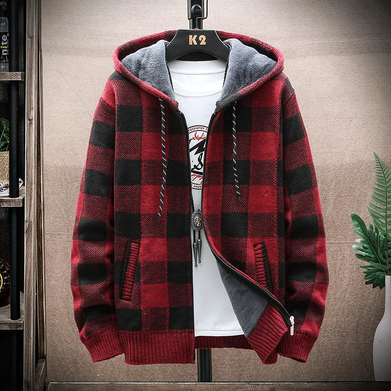 Heritage Flannel Zip-Up Hoodie
