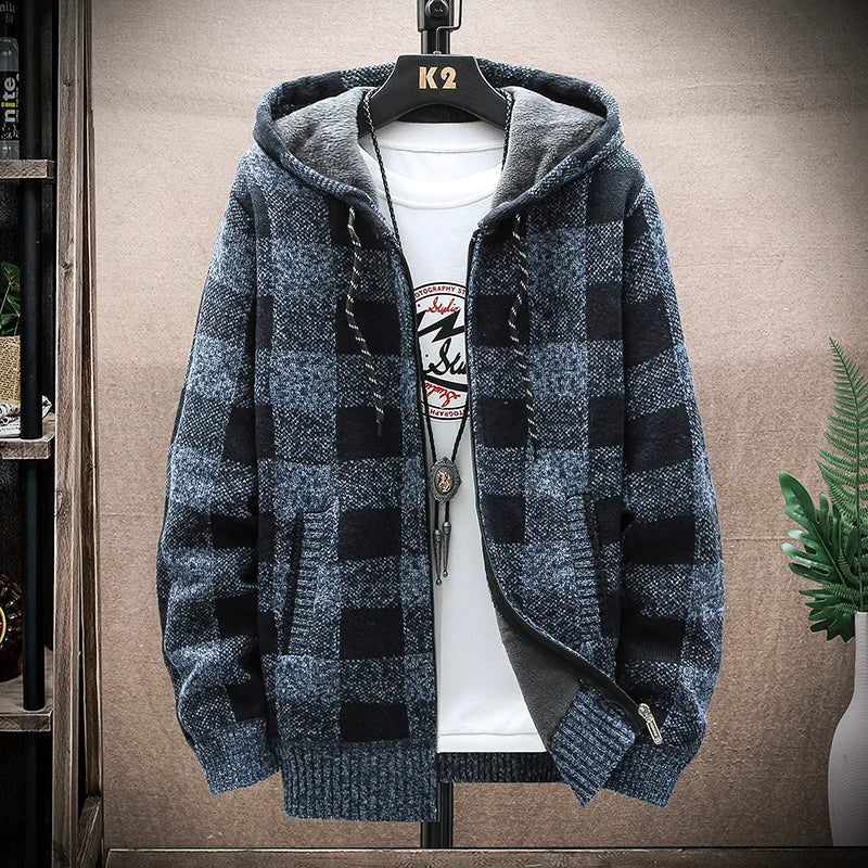 Heritage Flannel Zip-Up Hoodie