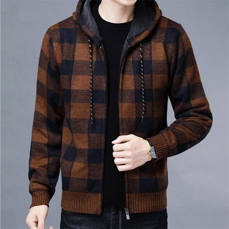 Heritage Flannel Zip-Up Hoodie