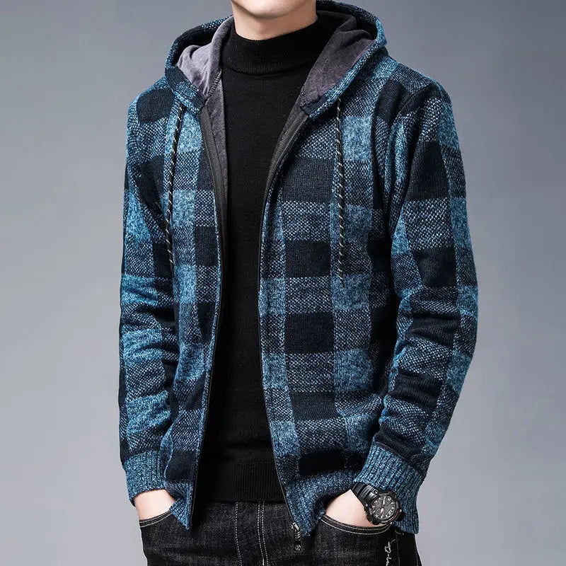 Heritage Flannel Zip-Up Hoodie