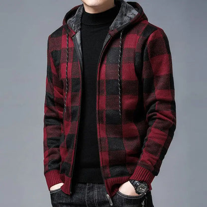 Heritage Flannel Zip-Up Hoodie