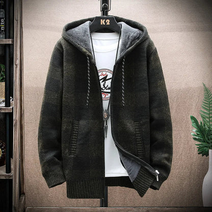 Heritage Flannel Zip-Up Hoodie