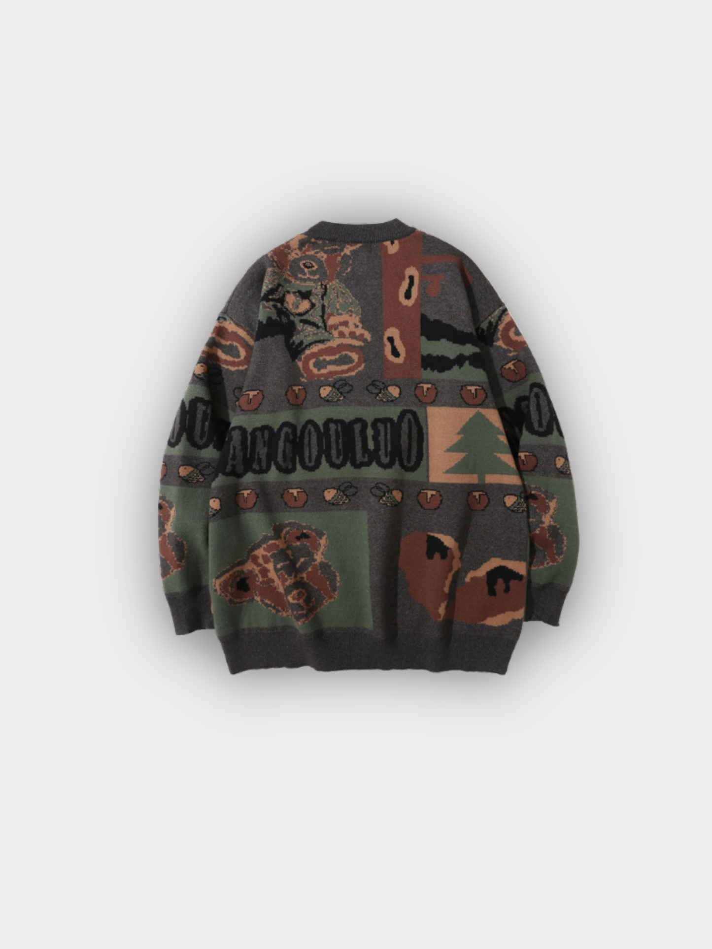 Woodland Bear Knit Sweater