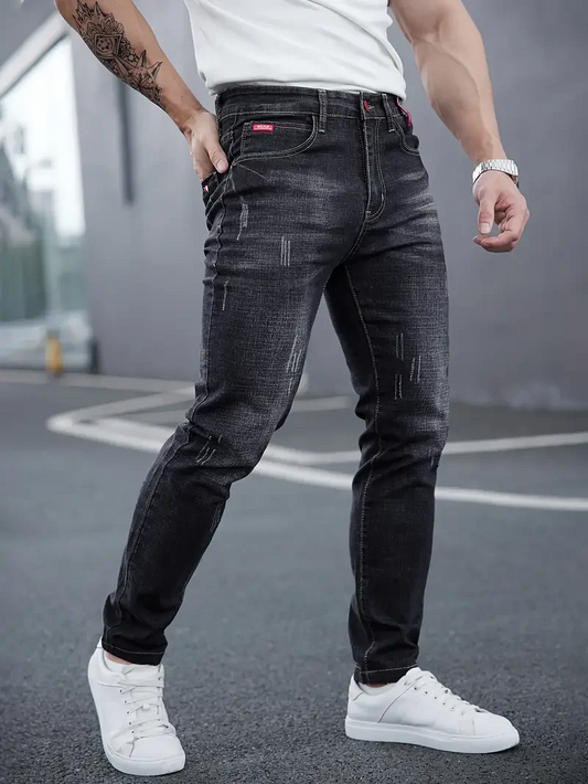 Savage Cut Tapered Jeans