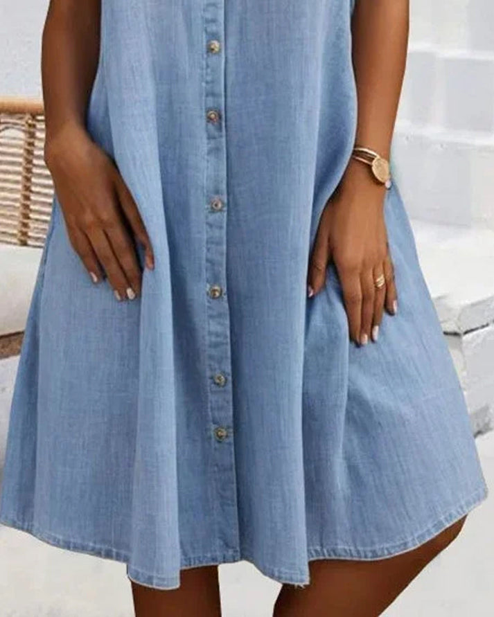 LYDRA DENIM DRESS