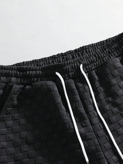 Gridline Checkered Lounge Set