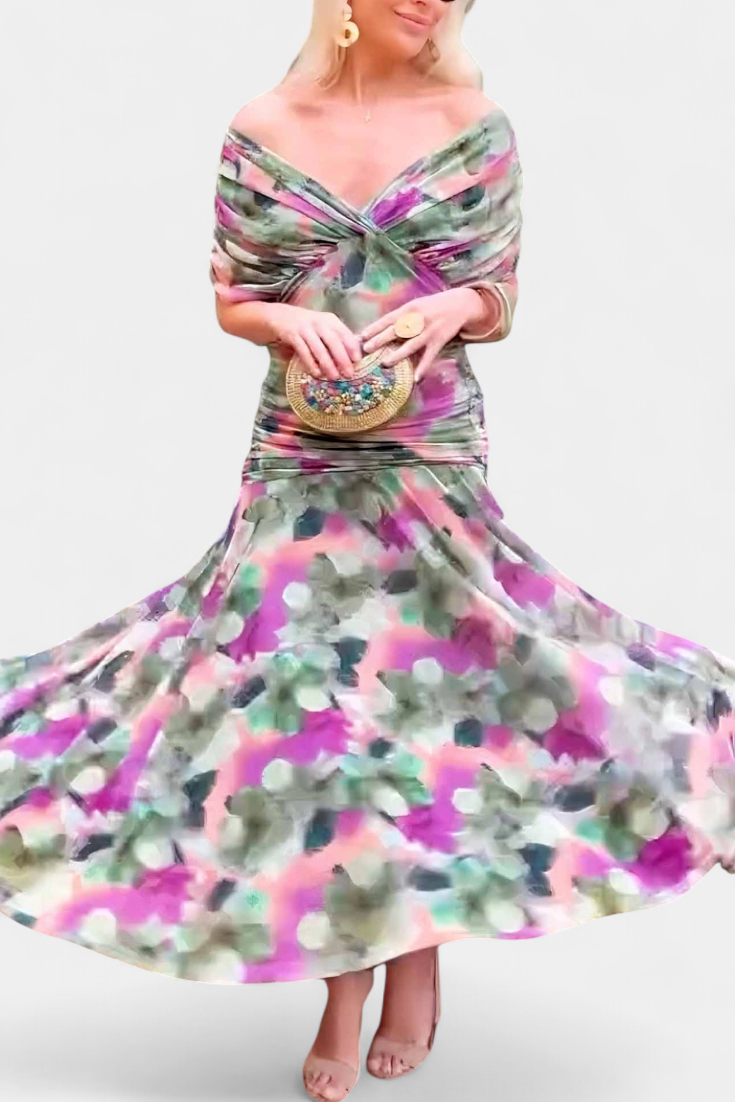Laluna® | Elegant Dress With V-Neckline