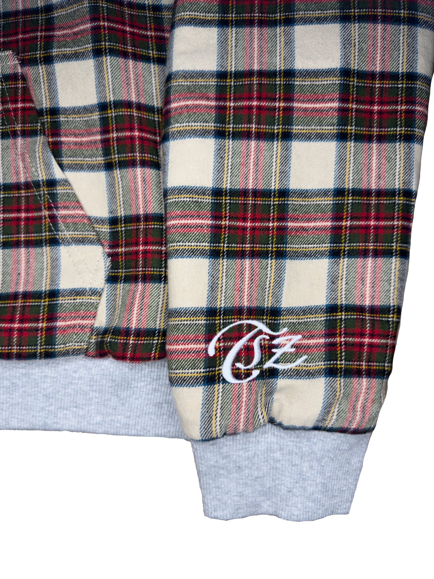 Reversible Plaid Hoodie