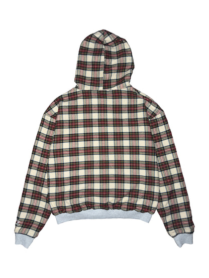 Reversible Plaid Hoodie